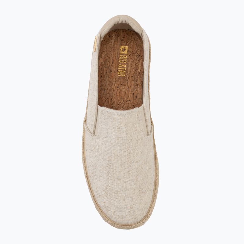 Espadryle damskie Big Star TT274089 beige 5