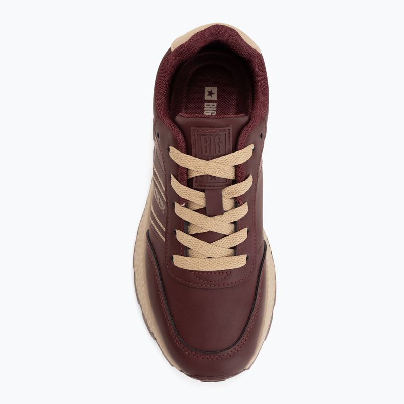 Buty damskie BIG STAR UU274041 burgundy 5