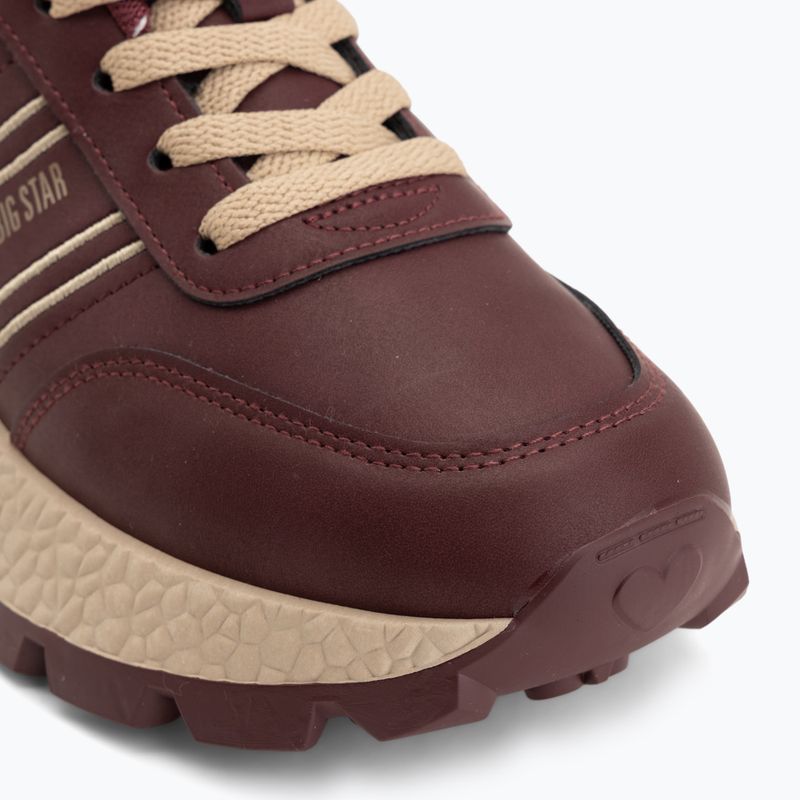 Buty damskie BIG STAR UU274041 burgundy 7