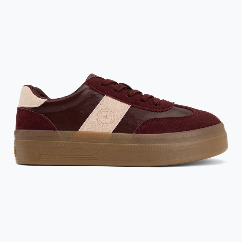 Buty damskie BIG STAR UU274013 burgundy 2