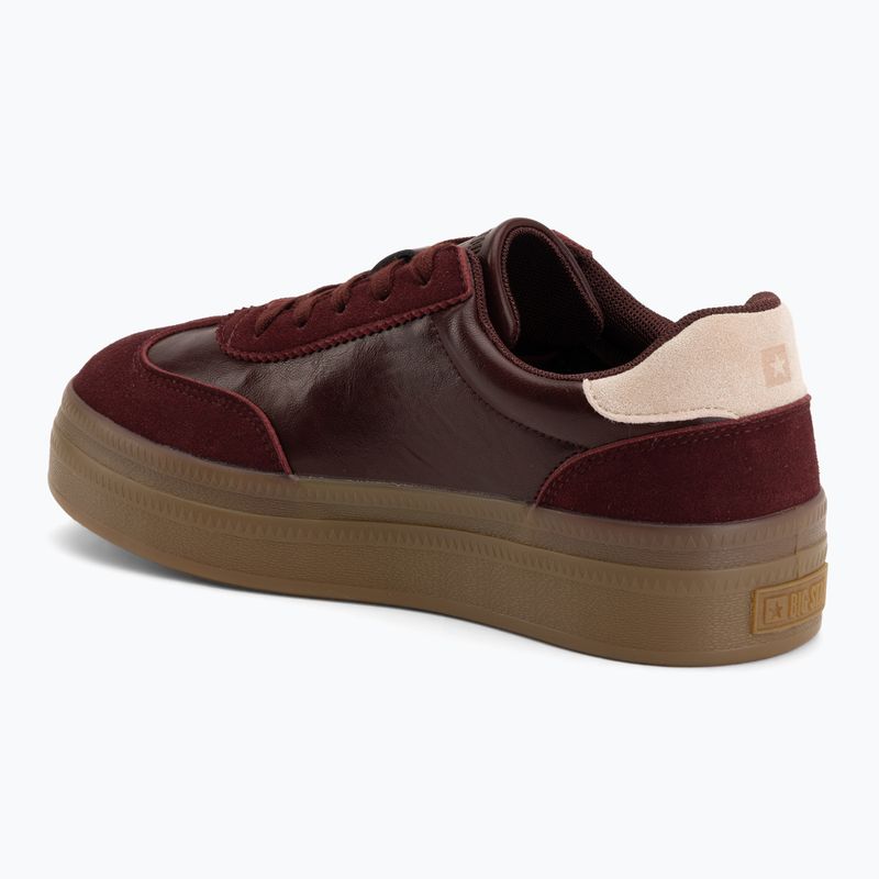 Buty damskie BIG STAR UU274013 burgundy 3