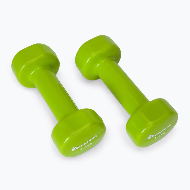 Hantle winylowe Meteor 30183 2 x 1.5 kg zielone 2