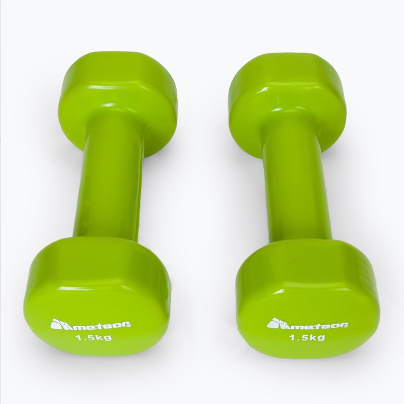 Hantle winylowe Meteor 30183 2 x 1.5 kg zielone 3