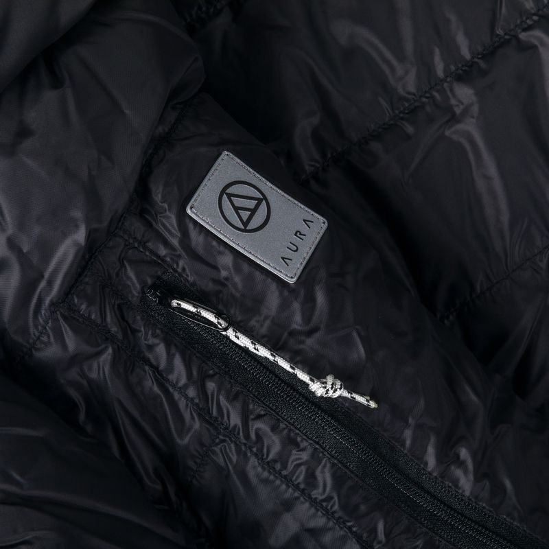 Śpiwór AURA AR 450 195 cm limonkowy 8