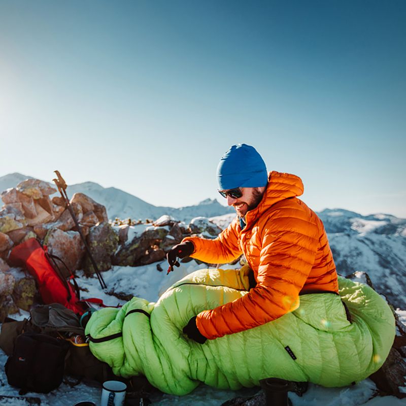 Śpiwór AURA AR 450 195 cm limonkowy 16