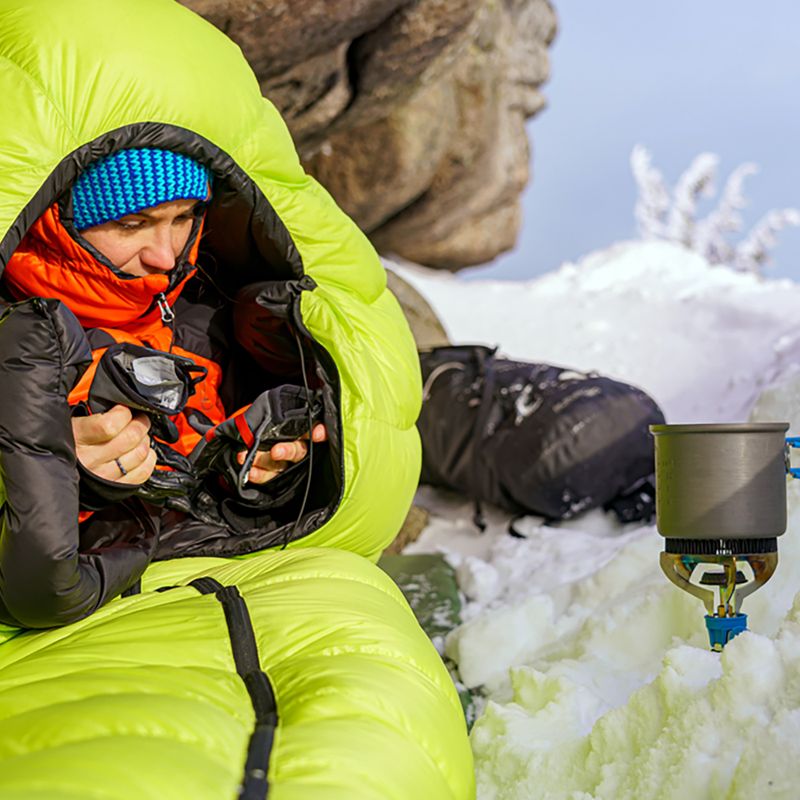 Śpiwór AURA AR 600 195 cm limonkowy 15