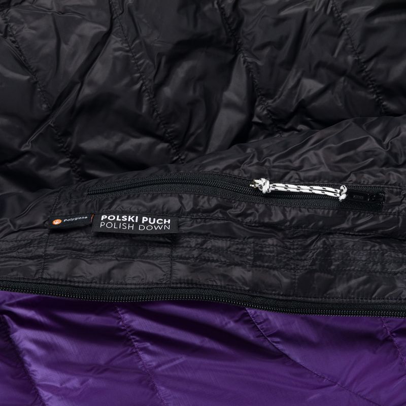 Śpiwór AURA AR 450 180 cm fioletowy 9