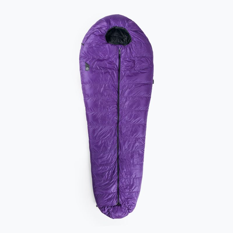 Śpiwór AURA AR 600 180 cm fioletowy