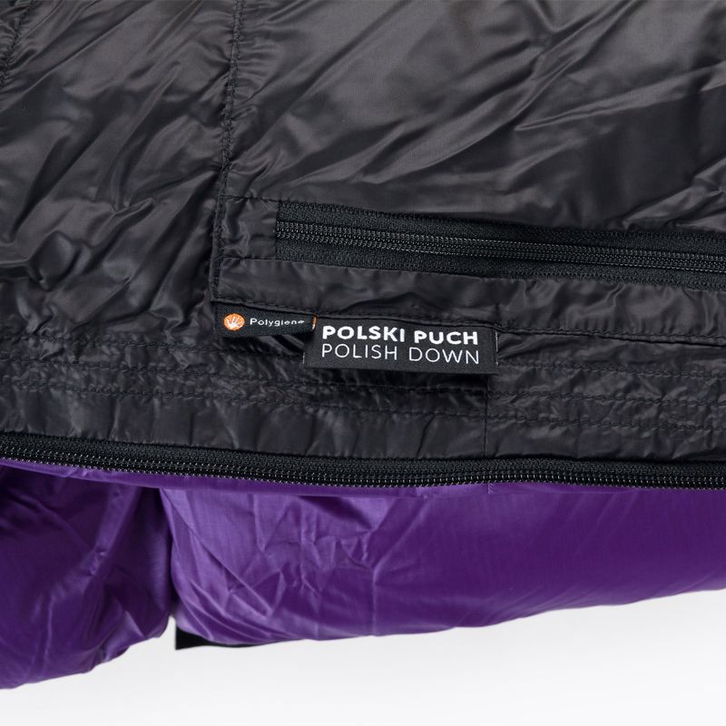 Śpiwór AURA AR 600 180 cm fioletowy 9