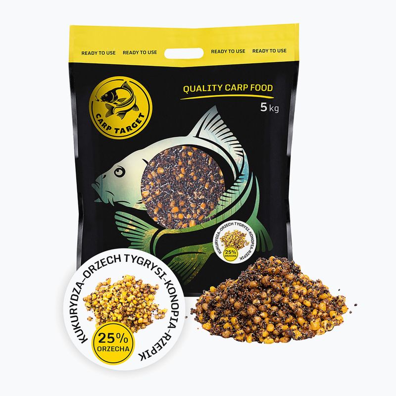 Mix ziaren Carp Target 0031 kukurydza konopia rzepik orzech 25%