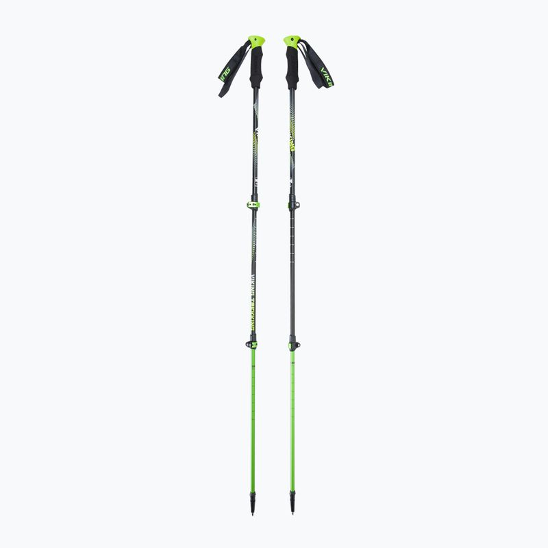 Kije trekkingowe Viking Kivi black/lime