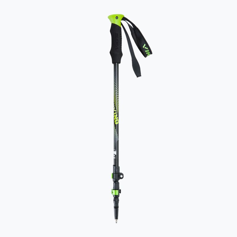 Kije trekkingowe Viking Kivi black/lime 5