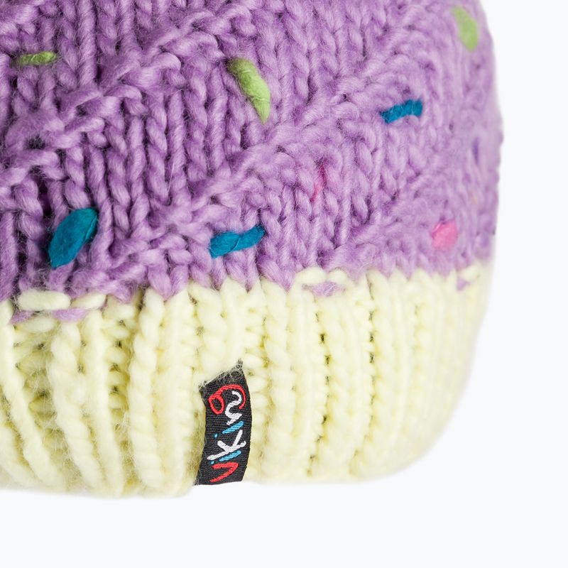 Czapka zimowa dziecięca Viking Cupcake purple 3