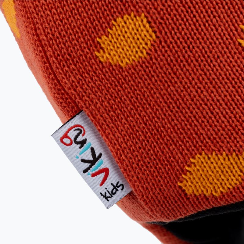 Czapka zimowa dziecięca Viking Rascal red 4