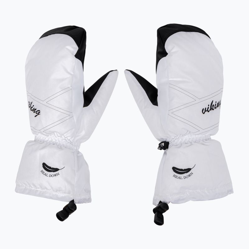 Rękawice narciarskie damskie Viking Strix Mitten Ski white 3