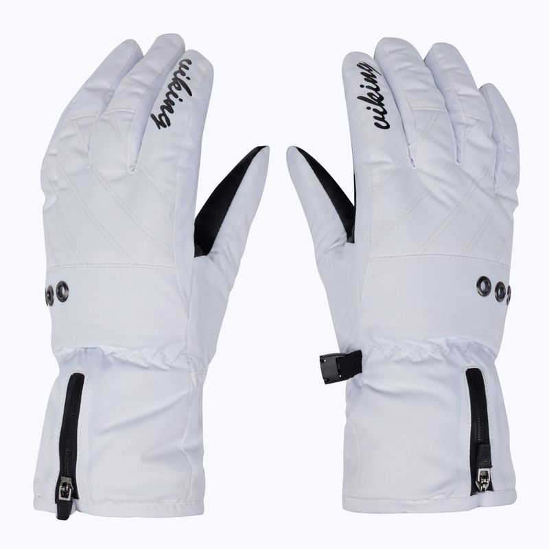 Rękawice narciarskie damskie Viking Selena Ski white 2