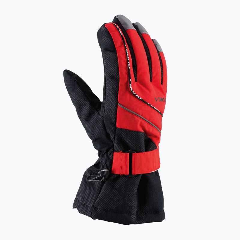 Rękawice narciarskie dziecięce Viking Mate red 6