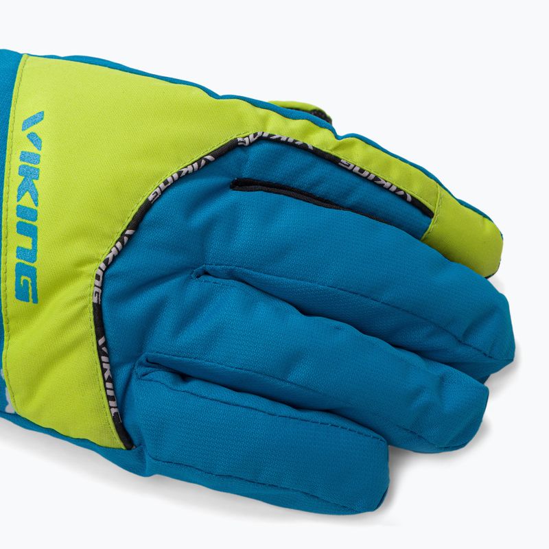 Rękawice narciarskie dziecięce Viking Fin blue 4