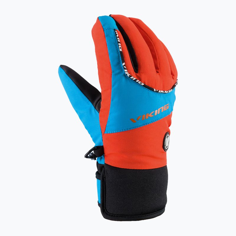 Rękawice narciarskie dziecięce Viking Fin orange 5