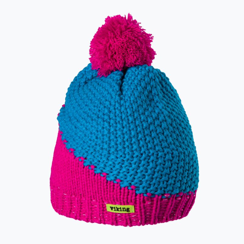 Czapka zimowa dziecięca Viking Dago pink