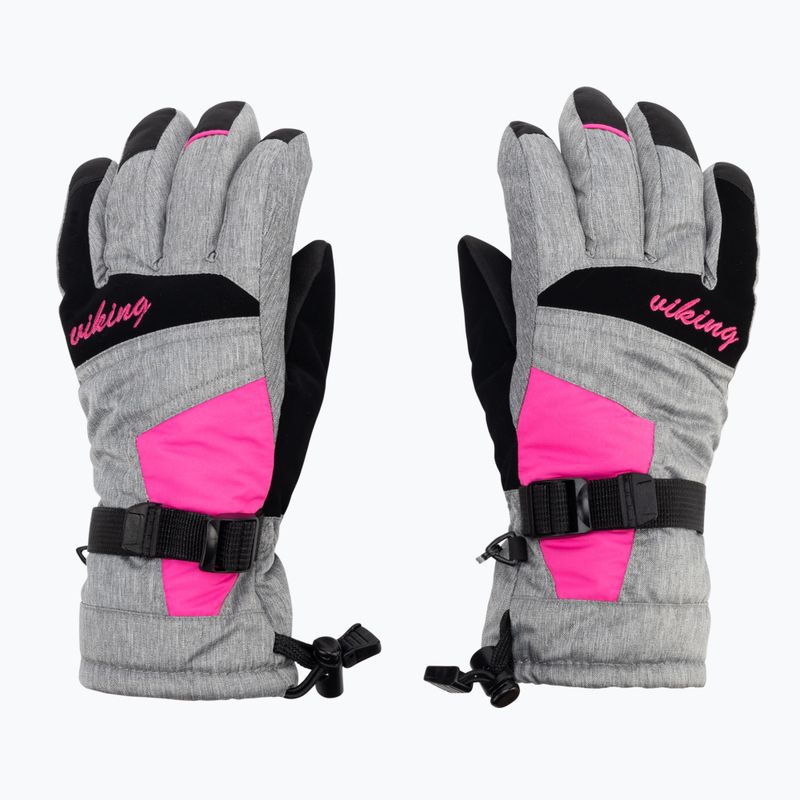 Rękawice narciarskie damskie Viking Ronda Ski pink 3