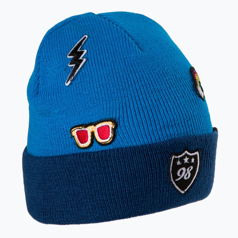 Czapka zimowa dziecięca Viking Tobi blue