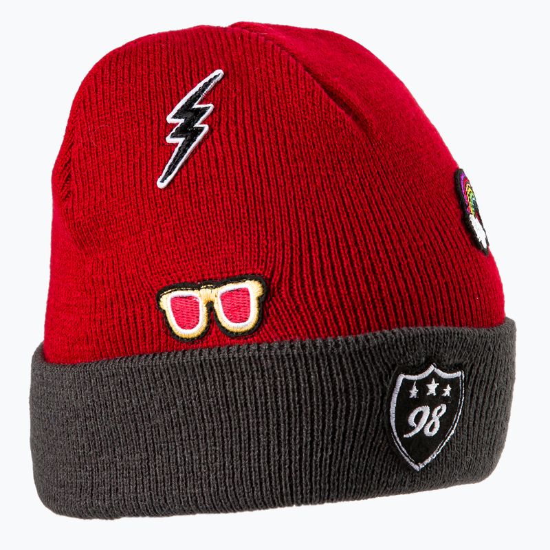 Czapka zimowa dziecięca Viking Tobi red
