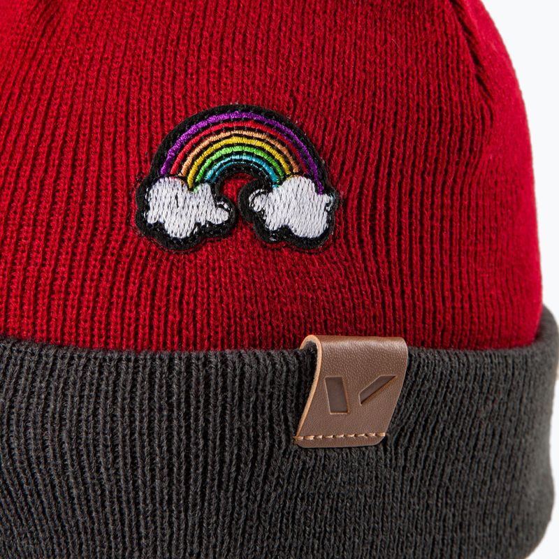 Czapka zimowa dziecięca Viking Tobi red 3