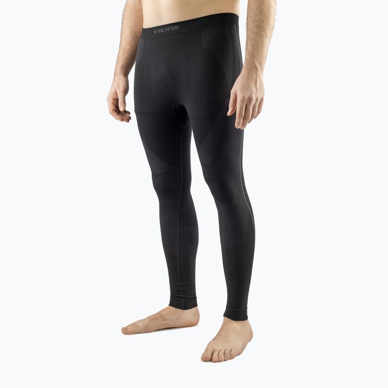 Spodnie termoaktywne męskie Viking Eiger black