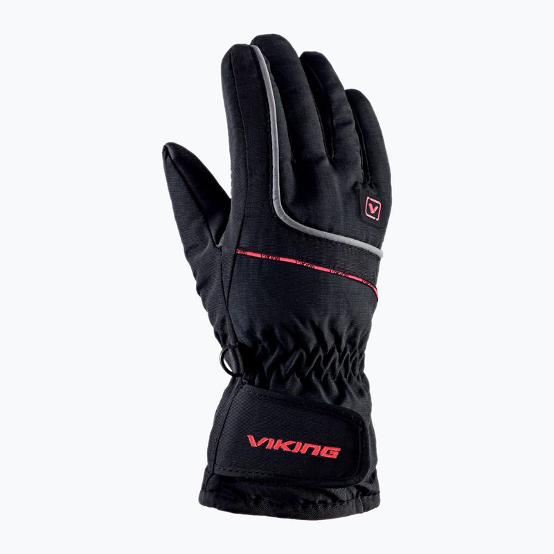 Rękawice narciarskie dziecięce Viking Kevin Ski dark red 2