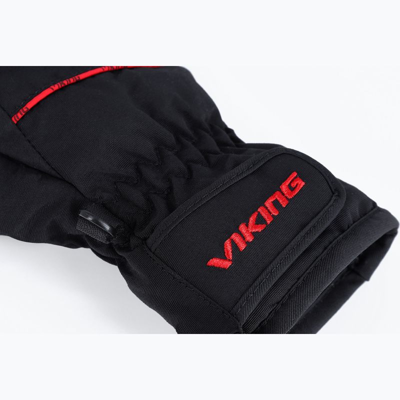 Rękawice narciarskie dziecięce Viking Kevin Ski dark red 6