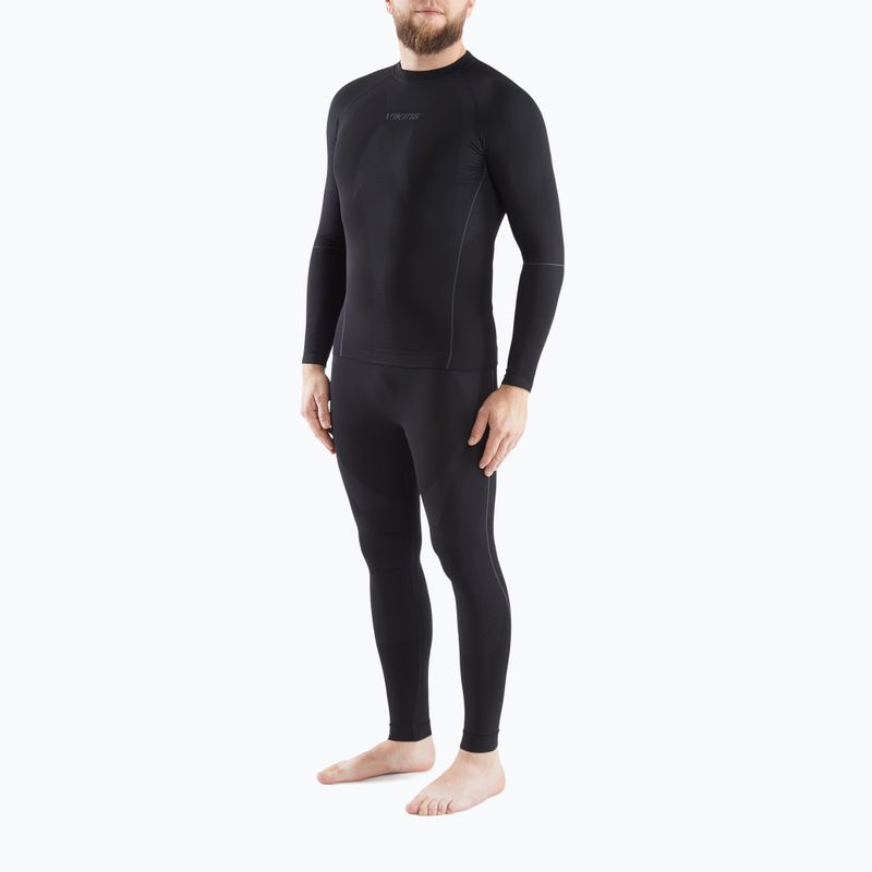 Longsleeve termoaktywny męski Viking Eiger black 2