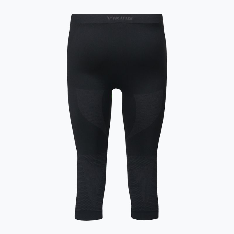 Spodnie termoaktywne męskie Viking Eiger 3/4 black 5