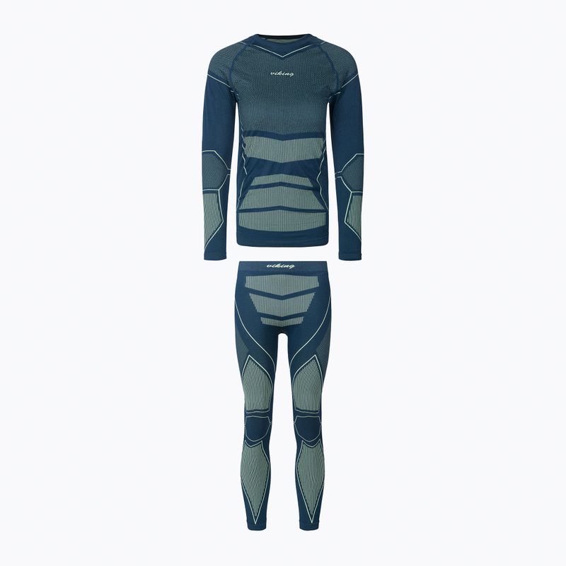 Komplet bielizny termoaktywnej damskiej Viking Nessa Coolmax navy blue 4