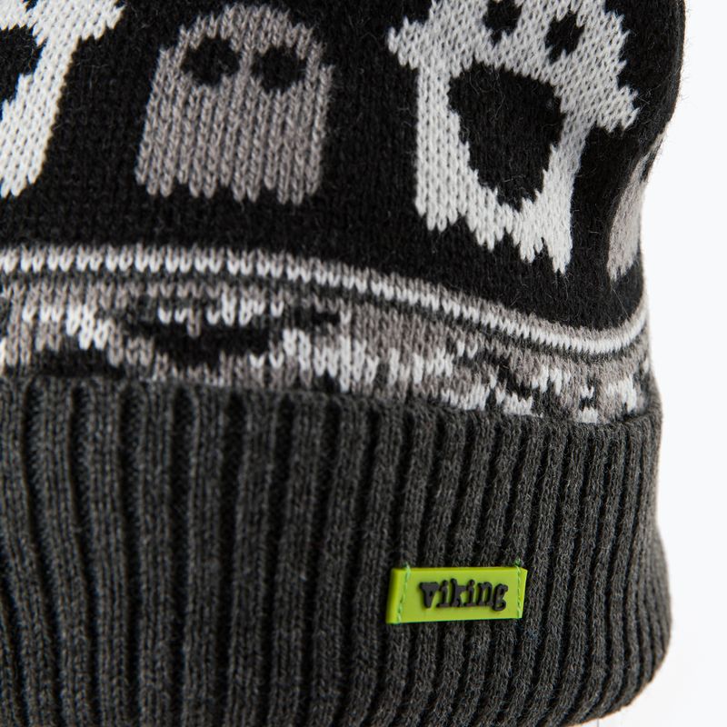 Czapka zimowa dziecięca Viking Dufo dark/grey 3