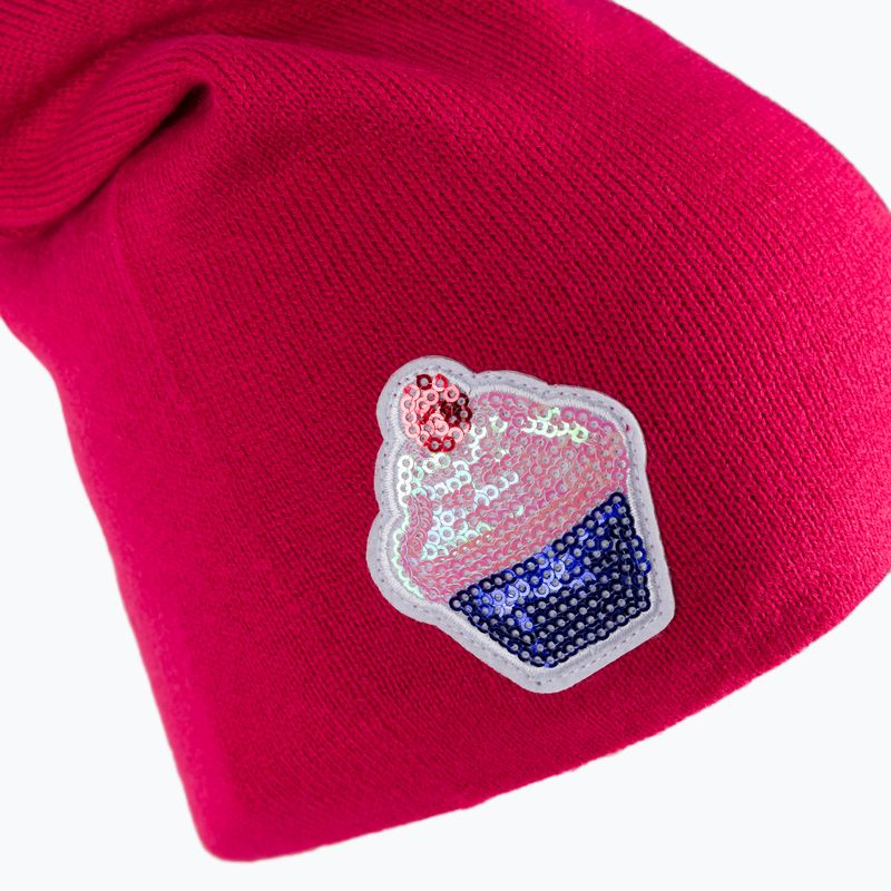 Czapka zimowa dziecięca Viking Elza pink 3