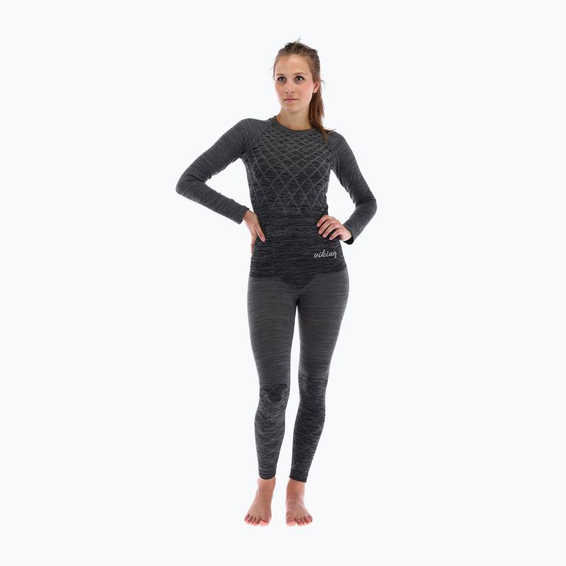 Longsleeve termoaktywny damski Viking Petra Bamboo dark/grey 4