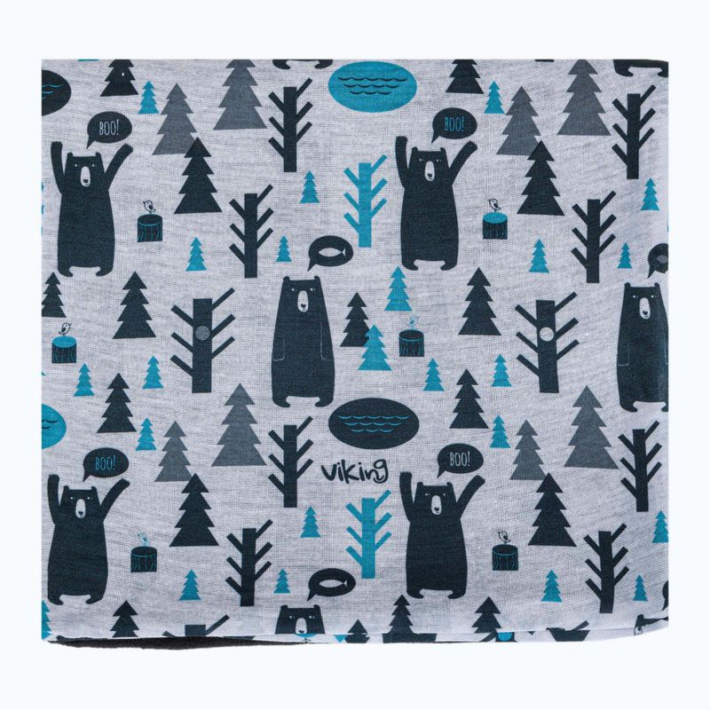 Chusta wielofunkcyjna dziecięca Viking 8345 Polartec Inside dark/grey 2