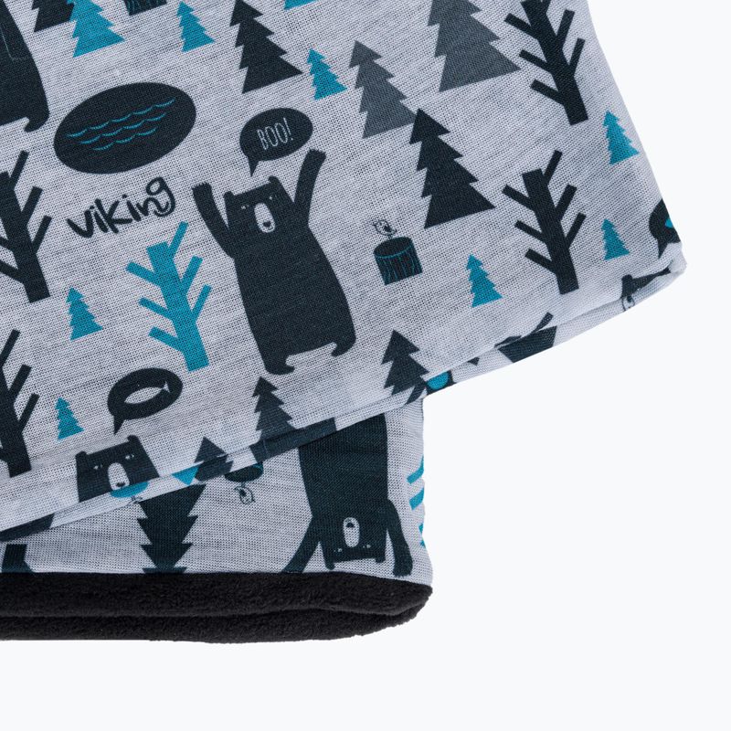 Chusta wielofunkcyjna dziecięca Viking 8345 Polartec Inside dark/grey 3