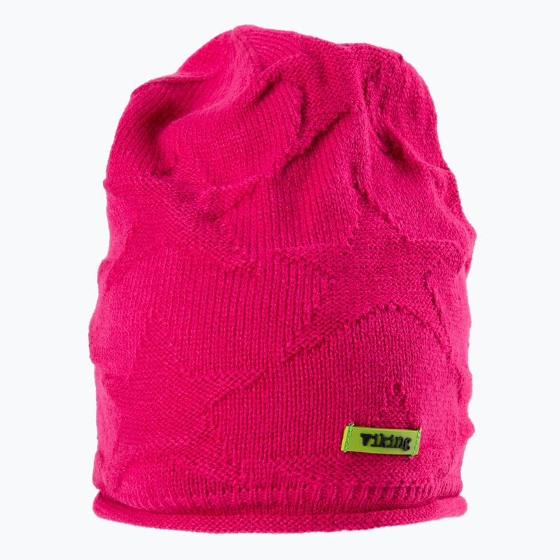 Czapka zimowa dziecięca Viking Latika pink 2