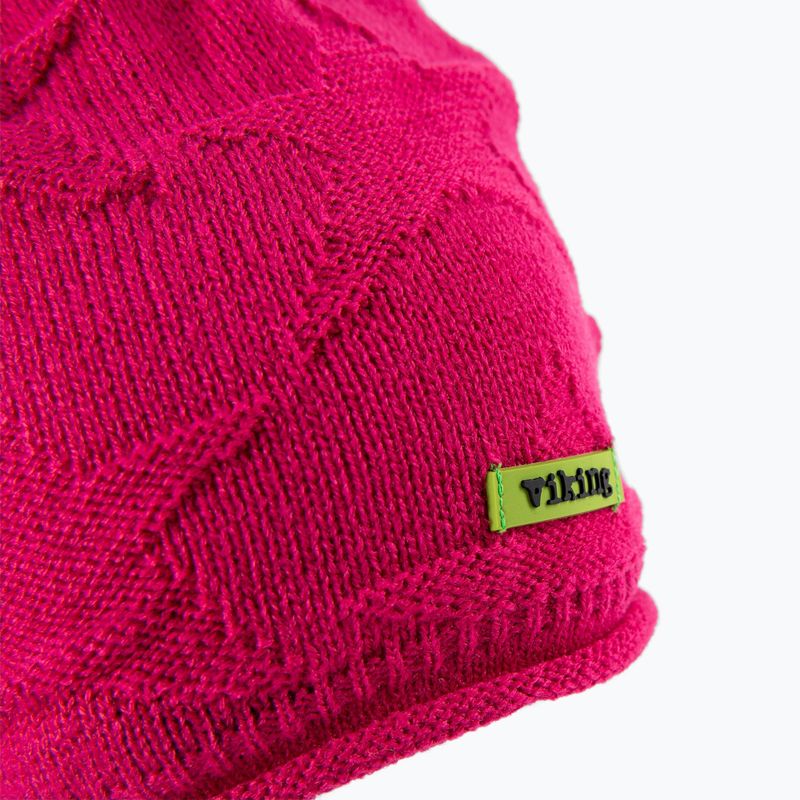 Czapka zimowa dziecięca Viking Latika pink 3