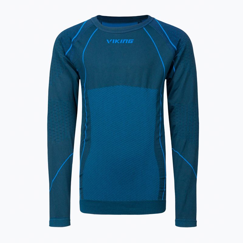 Komplet bielizny termoaktywnej dziecięcej Viking Skido Recycled navy blue 2