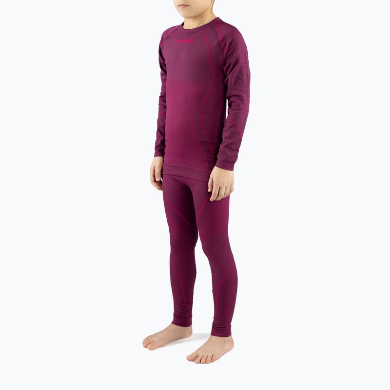 Komplet bielizny termoaktywnej dziecięcej Viking Skido Recycled pink