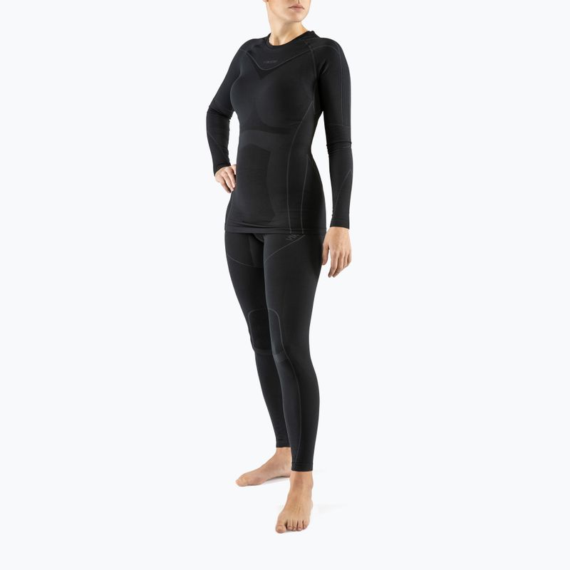 Komplet bielizny termoaktywnej damskiej Viking Gaja Bamboo black
