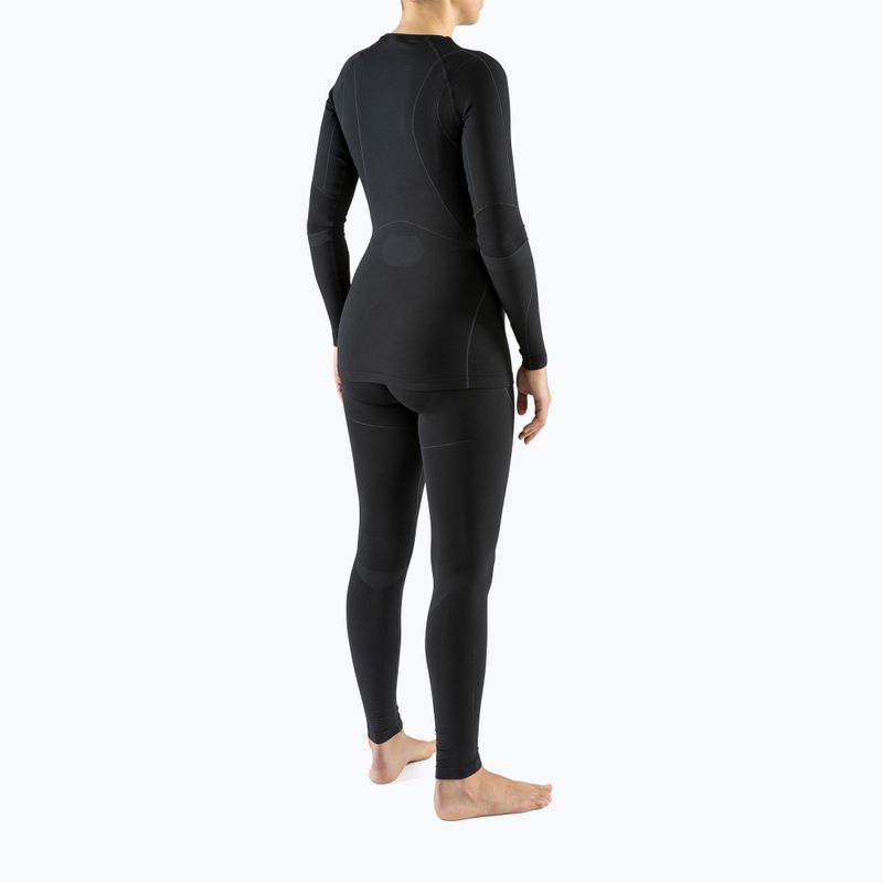 Komplet bielizny termoaktywnej damskiej Viking Gaja Bamboo black 2
