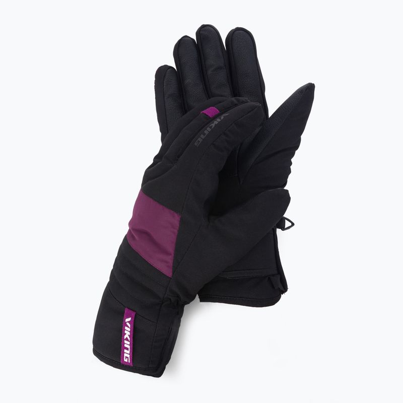 Rękawice narciarskie męskie Viking Espada black/fuchsia