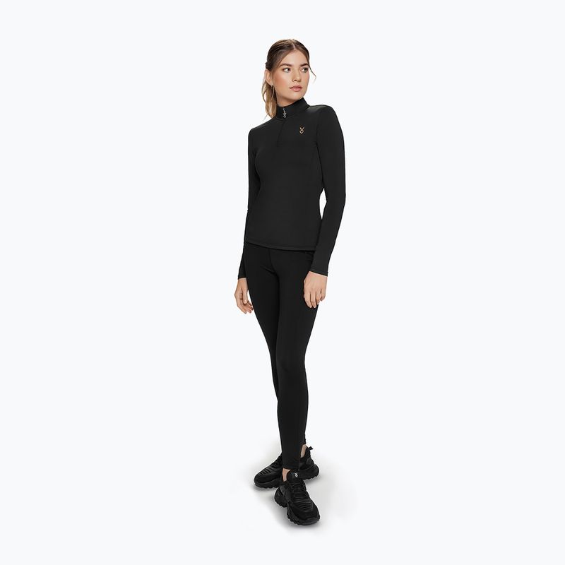 Longsleeve treningowy damski Cardio Bunny Stormy black 2