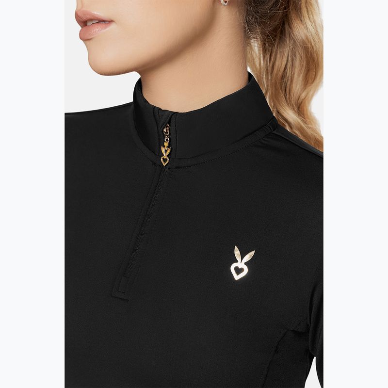 Longsleeve treningowy damski Cardio Bunny Stormy black 5