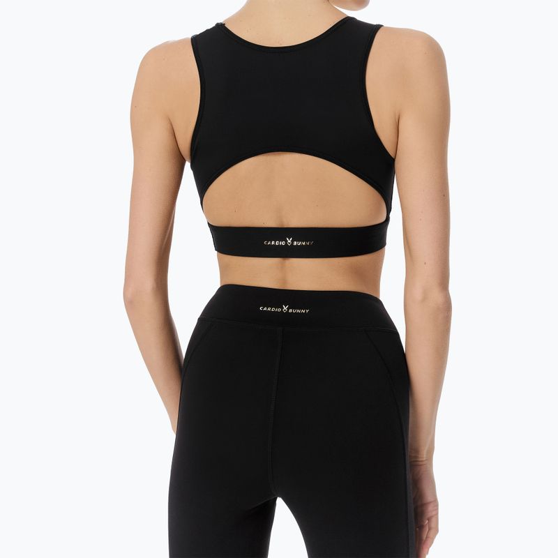 Biustonosz treningowy Cardio Bunny Sport czarny 5