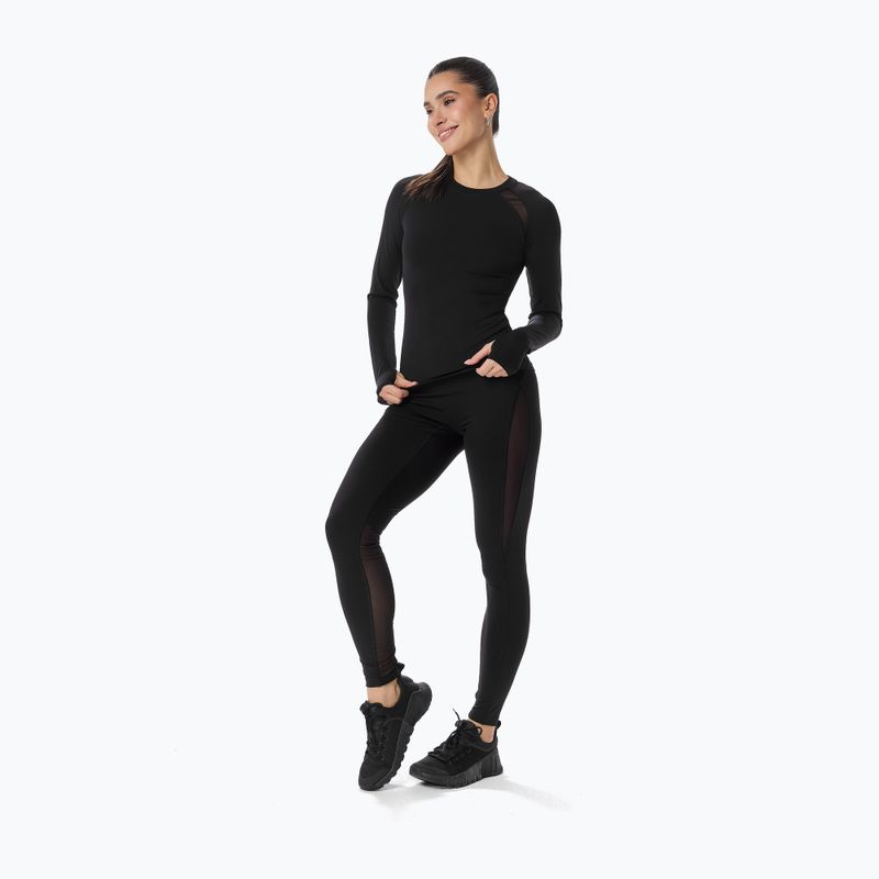 Legginsy treningowe damskie Cardio Bunny HCB-126-006 czarny 2